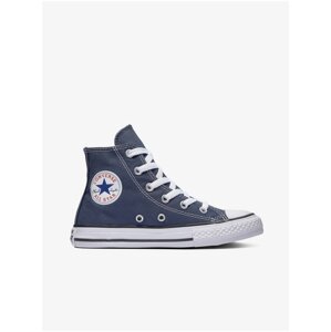 Tmavomodré detské členkové tenisky Converse