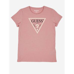 Ružové dievčenské tričko Guess