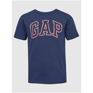 Tmavomodré chlapčenské tričko GAP Logo t-shirt