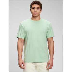 Zelené pánske tričko z organickej bavlny GAP