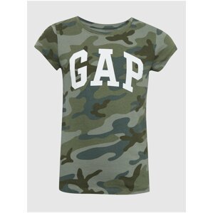 Zelené chlapčenské tričko s logom GAP