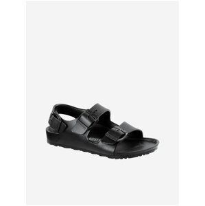 Čierne detské sandále Birkenstock Milano