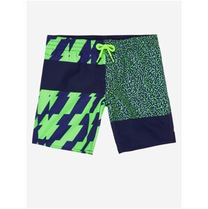 Modro-zelené chlapčenské vzorované plavky O'Neill PB QONCRETE SHORTS