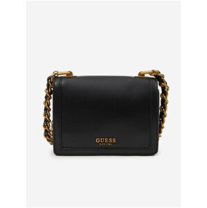 Čierna dámska malá crossbody kabelka Guess Abey