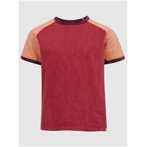 Oranžovo-červené chlapčenské tričko s krátkym rukávom GAP