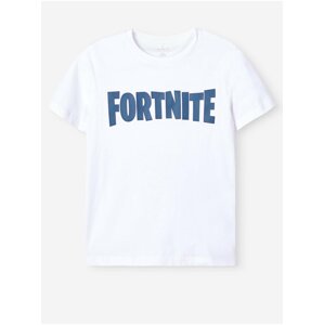 Biele chlapčenské tričko name it Fortnite