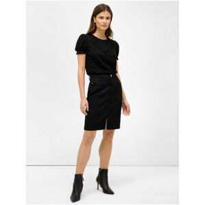 Čierna krátka puzdrová sukňa ORSAY