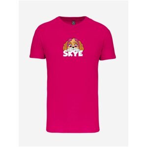 Tmavoružové dievčenské tričko Fusakle Patrol Skye