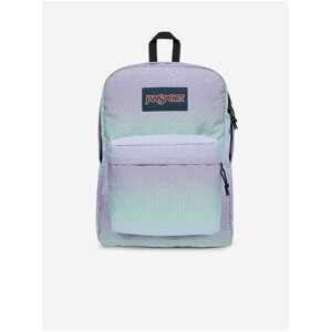 Bielo-ružový dámsky vzorovaný batoh Jansport Superbreak One