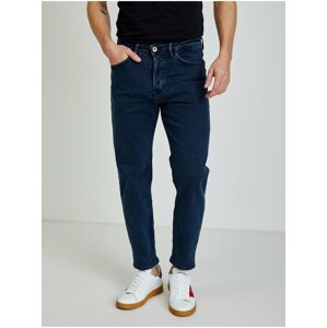 Straight fit pre mužov Tom Tailor Denim - tmavomodrá