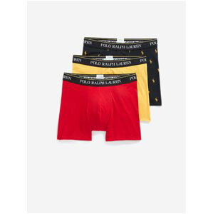 Boxerky pre mužov POLO Ralph Lauren - červená, žltá, čierna