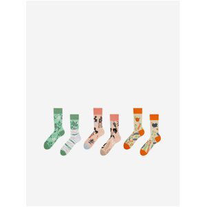 Ponožky pre mužov Dedoles - zelená, ružová, oranžová