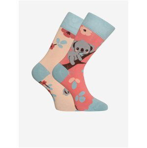Ponožky pre mužov Dedoles - ružová, svetloružová, svetlomodrá
