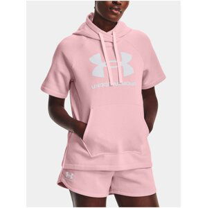 Mikina Under Armour Rival Fleece SS Hoodie - ružová