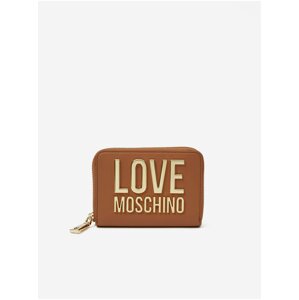 Peňaženky pre ženy Love Moschino - hnedá