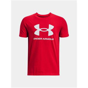 Tričko Under Armour UA SPORTSTYLE LOGO SS - červená