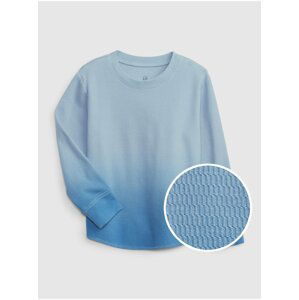 Modré chlapčenské bavlnené tričko GAP