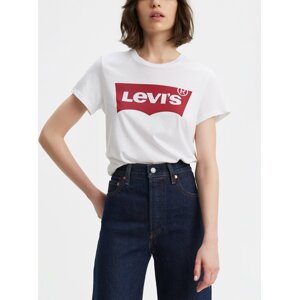 Biele dámske tričko s potlačou Levi's®