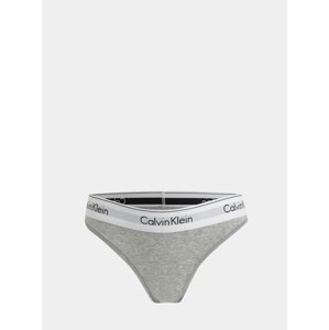 Sivé melírované nohavičky so širokým lemom Calvin Klein Underwear