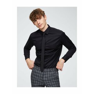 Čierna formálna slim fit košeľa Selected Homme Pen-Pelle