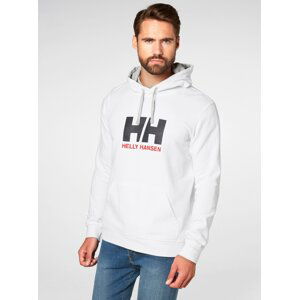 Biela pánska mikina s potlačou HELLY HANSEN