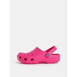 Tmavoružové dámske šľapky Crocs Classic Clog