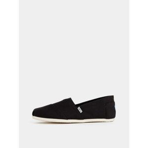 Čierne pánske espadrilky TOMS Canvas Classic