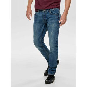 Modré slim fit rifle Jack & Jones Loom