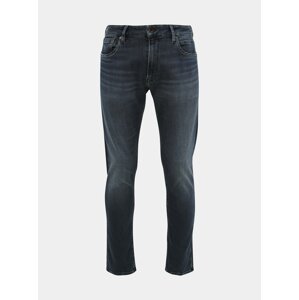 Tmavomodré pánske tapered fit rifle Pepe Jeans Stanley Night