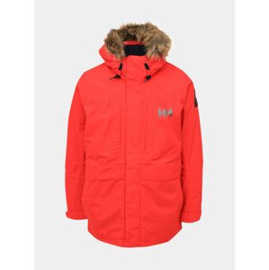 Červená pánska nepromokavá zimná parka HELLY HANSEN Coastal