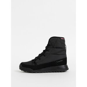 Čierne dámske zimné vodeodolné topánky adidas Performance Terrex