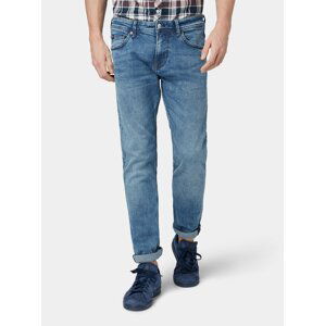 Modré pánske slim fit rifle Tom Tailor Denim