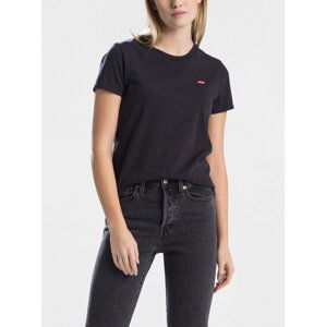 Čierne dámske basic tričko s nášivkou Levi's®