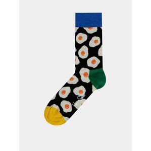 Čierne vzorované ponožky Happy Socks Sunny Side Up