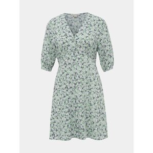 Svetlozelené kvetované šaty Miss Selfridge
