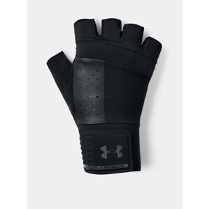 Čierne pánske vzpieračské rukavice Under Armour