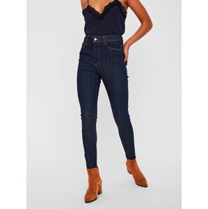 Tmavomodré skinny fit rifle VERO MODA Sophia