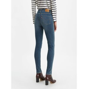 Modré dámske skinny fit rifle Levi's® 721