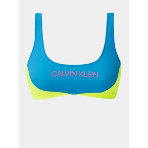 Žlto-modrý horný diel plaviek Calvin Klein Underwear