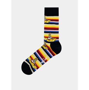 Žlté ponožky Happy Socks Beatles All On Board