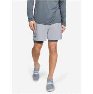 Kraťasy Under Armour Qualifier 2-In-1 Short-Gry