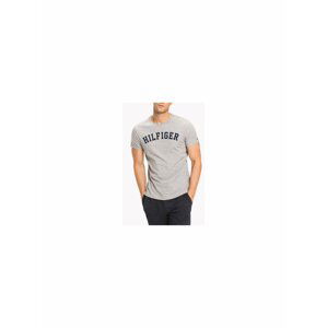 Tommy Hilfiger sivé pánske tričko SS Tee Logo