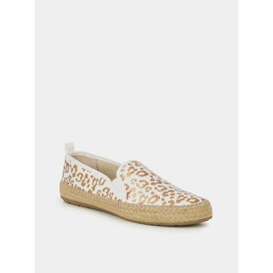 Emu Australia biele bavlnené espadrilky Gum White Leopard