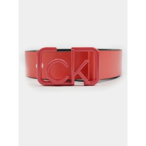 Calvin Klein ružový opasok CK Cast Belt Cav