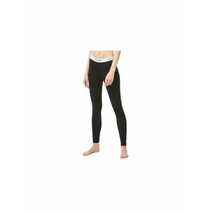 Calvin Klein čierne nohavice Legging Pant s bielou gumou