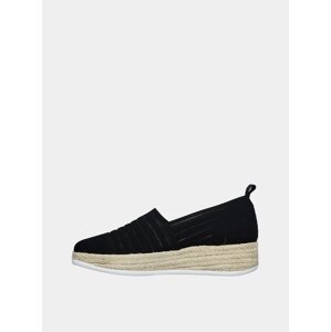 Skechers čierne espadrilky s jutou Highlights 2.0. Homestretch Black