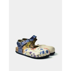Calceo modré sandále Classic Sandals Wildflowers