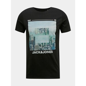 Čierne tričko Jack & Jones Barista