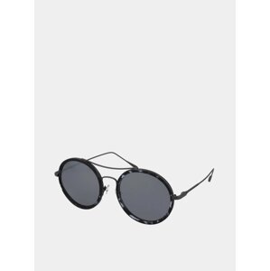 Šedo-čierne vzorované slnečné okuliare Crullé