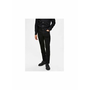 Tmavomodré slim fit rifle Selected Homme Leon